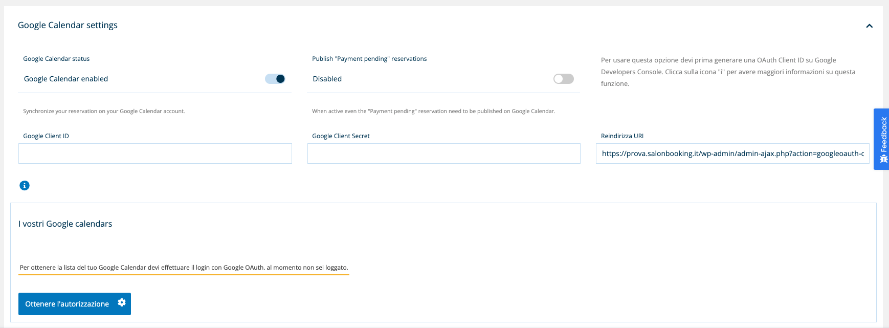 sistema di prenotazione per tatuatori