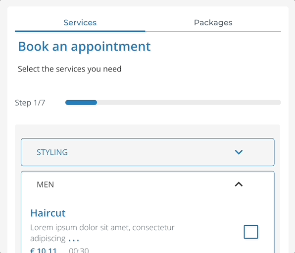 online booking system
