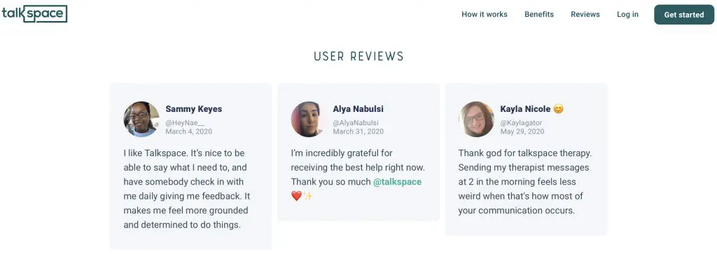 Un esempio di sito web clinico con recensioni